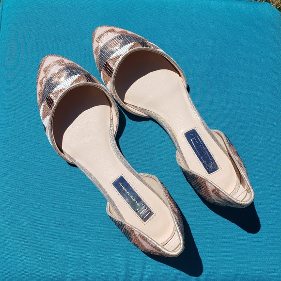 INC Sequins Sparkle Flats - Picture 2 of 5